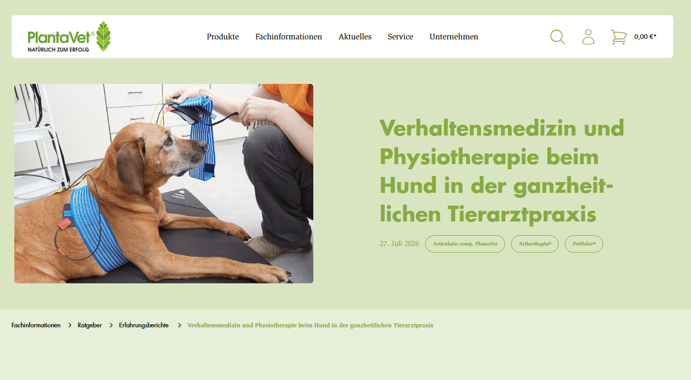 Praxis für Hunde | Dr. Alexandra Knipf - Erfahrungsbericht bei PlantaVet